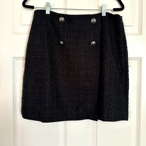 Loft Black Mini Skirt